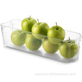 Durable and transparent PET kitchen organizer bin